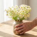 Bouquet de fleurs artificielles de camomille – Lot de 3 tiges, hauteur 28 cm | Floristik24.fr