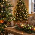 Boules de Noël en verre vert mix Ø6cm 24 pcs | Floristik24.fr