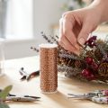 Fil effet bouillonné en cuivre 100g pour loisirs créatifs et décoration | Floristik24.fr