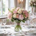 Fil à mèche rose glamour/argenté avec fil métallique 33 m | Floristik24.fr