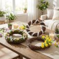 Couronnes en sarments naturelles Ø10 cm - Lot de 20 pièces pour décoration rustique | Floristik24.fr