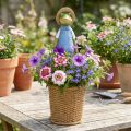 Porte-plante décoratif grenouille en polyrésine 31,5 cm | Floristik24.fr