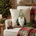 Coussin Décoratif avec Lutin Vert et Beige 40×40 cm | Floristik24.fr