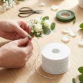 Fil en papier blanc 2 mm 100 m | Floristik24.fr