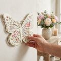 Décoration murale papillon en métal style campagne H29,5 cm | Floristik24.fr