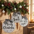 Décoration suspendue Noël boules métal vintage Ø15 cm - Set de 3 | Floristik24.fr