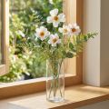 Fleurs Artificielles Cosmea Blanches 51 cm - Lot de 3 | Floristik24.fr