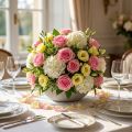 Boule en mousse florale sèche Ø20cm - OASIS | Floristik24.fr