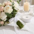 Ruban de dentelle blanc 26 mm 20 m | Floristik24.fr
