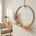 Anneaux Décoratifs en Jute 40 cm - Lot de 2 - Style Naturel et Créatif | Floristik24.fr