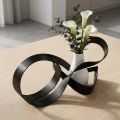 Fil plat en aluminium noir 5 mm x 10 m pour décoration et bricolage | Floristik24.fr