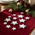 Étoiles décoratives blanches en plastique 4-5 cm - Lot de 72 | Floristik24.fr