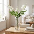 Branche Artificielle Phlox Blanc avec Fleurs en Tissu - Lot de 3, 78 cm | Floristik24.fr