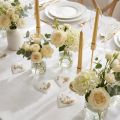 Confettis en forme de cœur doré pour décoration de table - 24 pièces | Floristik24.fr