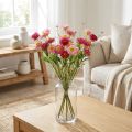 Bouquet de fleurs artificielles Rhodanthe rose et rose foncé 46 cm | Floristik24.fr