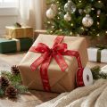 Ruban cadeau, ruban de Noël, ruban de Noël Joyeux Noël 25mm 18m | Floristik24.fr