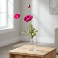 Kunst Mohnfleur Déco 70 cm - Fleurs Artificielles Roses Et Feuillages | Floristik24.fr