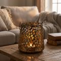 Détail: Lanterne décorative dorée antique, 14,5 cm | Floristik24.fr