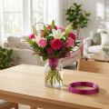 Fil d'aluminium rose 2 mm x 12 m pour créations décoratives | Floristik24.fr