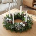 Anneau en mousse florale noire OASIS® Black Naylor Base® 35 cm - Lot de 2 | Floristik24.fr