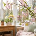 Décoration à Suspendre Maisons de Fées en Céramique 6 cm – Lot de 6 | Floristik24.fr