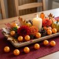 Perles décoratives orange Ø2 cm - Lot de 12 | Floristik24.fr