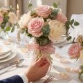 Ruban dentelle ruban de mariage ruban dentelle vieux rose 20mm 20m | Floristik24.fr