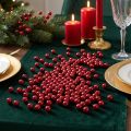 Perles décoratives rouges en plastique Ø8mm - Lot de 250 | Floristik24.fr