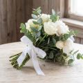 Ruban velours Ruban déco Ruban cadeau Blanc 10mm 20m | Floristik24.fr