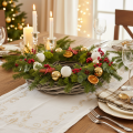 Couronne en branches de saule blanchies 40 cm | Floristik24.fr