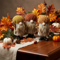 Lot de 3 figurines de lutins avec barbe et bonnet en feutre 10 cm | Floristik24.fr