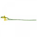 Freesias, fleurs artificielles, freesias en bouquet jaune L64cm 6pcs