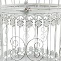 Floristik24 Décoration printanière, cage à oiseaux à suspendre, décoration métal, vintage, décoration mariage 28,5cm