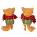 Figurines renard déco avec