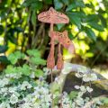 Bouchon de jardin paire de champignons Edelrost H49.5cm