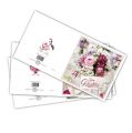 Floristik24 Cartes d&#39;anniversaire avec enveloppe 12,5 x 12,5 cm 3pcs