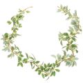 Floristik24 Guirlande artificielle feuilles panachées en plastique 175 cm