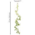 Guirlande artificielle feuilles panachées en plastique 175 cm | Floristik24.fr