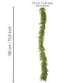 Guirlande artificielle en cyprès avec pommes de pin - 180 cm | Floristik24.fr