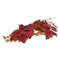 Floristik24 Guirlande de feuilles de vigne fuchsia 190 cm