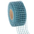 Floristik24 Ruban décoratif à maille bleue 4,5 cm x 10 m