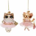 Floristik24 ProductNameSuspensions de Noël en verre en forme de chats avec tutu, 11 cm, lot de 2/​ProductName
ProductDescription<h2>Suspensions de Noël en verre en forme de chats pour décorer le sapin</h2>
<p>Ce lot comprend deux suspensions décoratives en verre repr