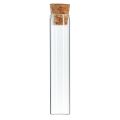 Floristik24 Tubes à essai tubes en verre décoratifs mini vases en liège H13cm 24pcs