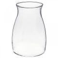 Floristik24 Vase décoratif en verre vase à fleurs transparent verre Ø11cm H20cm