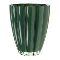 Floristik24 Vase en verre &quot;Bloom&quot; vert foncé Ø14cm H17cm