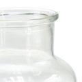 Floristik24 Vase en verre bouteille décorative pharmacien verre rétro Ø14cm H25cm