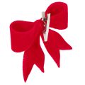 Lot de 4 nœuds rouges
