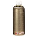 Bombe de peinture effet chrome or 400 ml pour décoration intérieure | Floristik24.fr