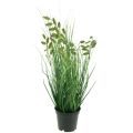 Floristik24 Plante en pot artificielle de gazon artificiel d&#39;herbe tremblante 36 cm
