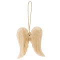 Décoration suspendue en bois en forme d’ailes d’ange 12 cm | Floristik24.fr